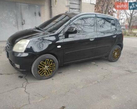 Черный Киа Пиканто, объемом двигателя 1.1 л и пробегом 138 тыс. км за 5099 $, фото 1 на Automoto.ua