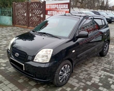 Черный Киа Пиканто, объемом двигателя 10 л и пробегом 126 тыс. км за 4800 $, фото 1 на Automoto.ua