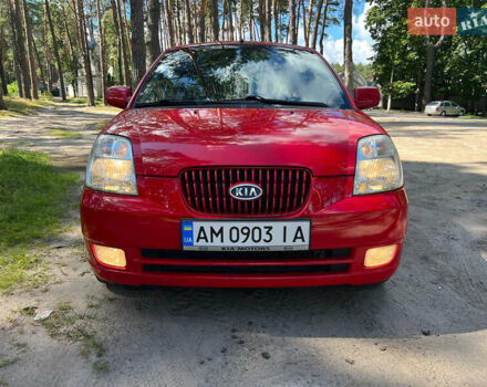 Красный Киа Пиканто, объемом двигателя 1.1 л и пробегом 191 тыс. км за 4200 $, фото 1 на Automoto.ua