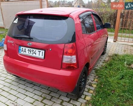 Красный Киа Пиканто, объемом двигателя 1.1 л и пробегом 153 тыс. км за 4500 $, фото 1 на Automoto.ua