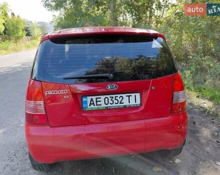 Красный Киа Пиканто, объемом двигателя 1.09 л и пробегом 165 тыс. км за 4150 $, фото 1 на Automoto.ua