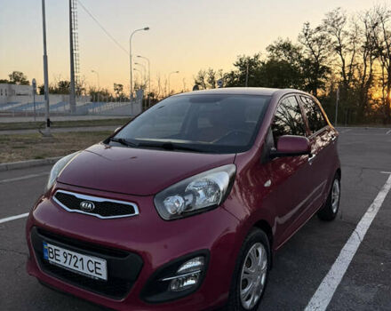Красный Киа Пиканто, объемом двигателя 1.25 л и пробегом 128 тыс. км за 7699 $, фото 2 на Automoto.ua
