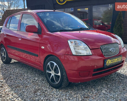 Красный Киа Пиканто, объемом двигателя 1.12 л и пробегом 188 тыс. км за 3700 $, фото 1 на Automoto.ua