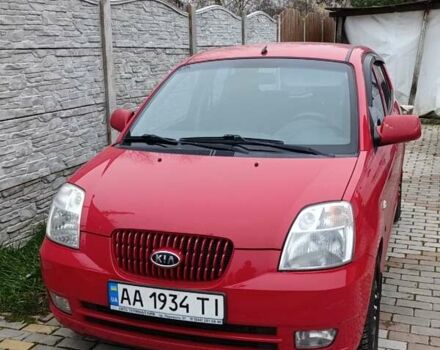 Красный Киа Пиканто, объемом двигателя 1.1 л и пробегом 153 тыс. км за 4500 $, фото 1 на Automoto.ua