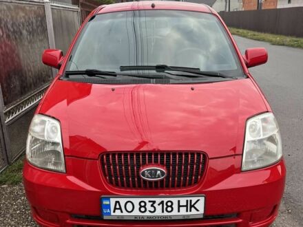Красный Киа Пиканто, объемом двигателя 1.1 л и пробегом 103 тыс. км за 4600 $, фото 1 на Automoto.ua