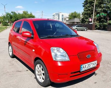Красный Киа Пиканто, объемом двигателя 1.09 л и пробегом 152 тыс. км за 4300 $, фото 1 на Automoto.ua