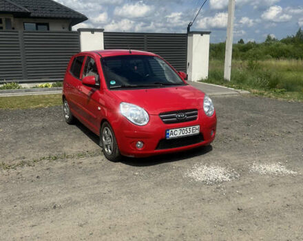 Красный Киа Пиканто, объемом двигателя 1.12 л и пробегом 162 тыс. км за 3800 $, фото 1 на Automoto.ua