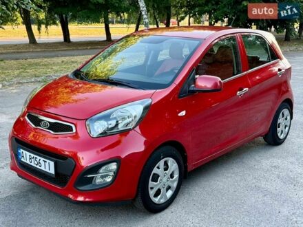 Красный Киа Пиканто, объемом двигателя 1.2 л и пробегом 72 тыс. км за 9700 $, фото 1 на Automoto.ua