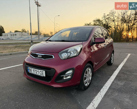 Красный Киа Пиканто, объемом двигателя 1.25 л и пробегом 128 тыс. км за 7699 $, фото 1 на Automoto.ua