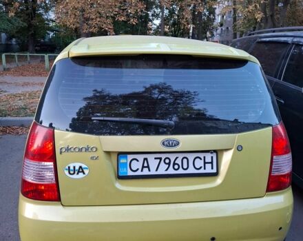 Желтый Киа Пиканто, объемом двигателя 1.1 л и пробегом 134 тыс. км за 4400 $, фото 3 на Automoto.ua