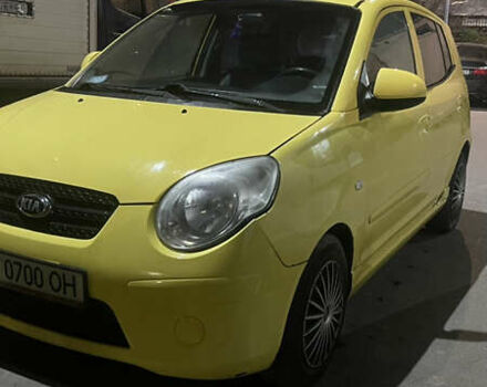 Желтый Киа Пиканто, объемом двигателя 1.09 л и пробегом 190 тыс. км за 4800 $, фото 1 на Automoto.ua