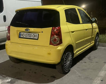 Желтый Киа Пиканто, объемом двигателя 1.09 л и пробегом 190 тыс. км за 4800 $, фото 2 на Automoto.ua