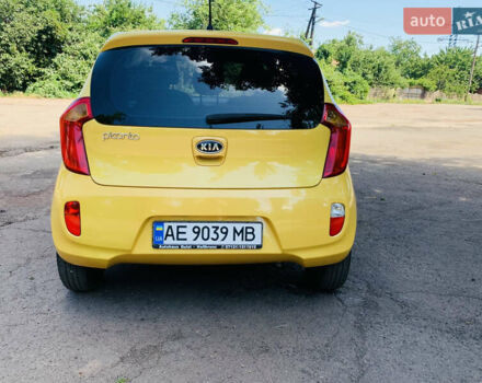 Желтый Киа Пиканто, объемом двигателя 1.25 л и пробегом 119 тыс. км за 7999 $, фото 7 на Automoto.ua