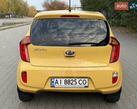 Желтый Киа Пиканто, объемом двигателя 1.25 л и пробегом 75 тыс. км за 9700 $, фото 4 на Automoto.ua