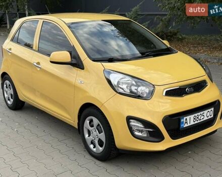 Желтый Киа Пиканто, объемом двигателя 1.25 л и пробегом 75 тыс. км за 9700 $, фото 2 на Automoto.ua