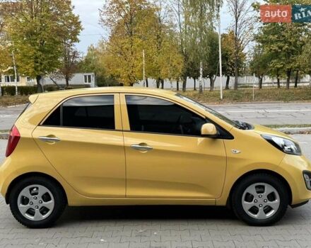 Желтый Киа Пиканто, объемом двигателя 1.25 л и пробегом 75 тыс. км за 9700 $, фото 12 на Automoto.ua