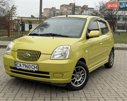 Желтый Киа Пиканто, объемом двигателя 1.1 л и пробегом 134 тыс. км за 5450 $, фото 1 на Automoto.ua