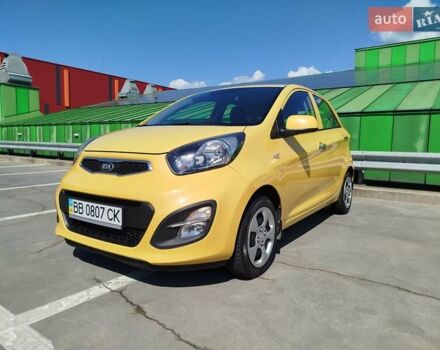 Желтый Киа Пиканто, объемом двигателя 1.25 л и пробегом 57 тыс. км за 7900 $, фото 1 на Automoto.ua