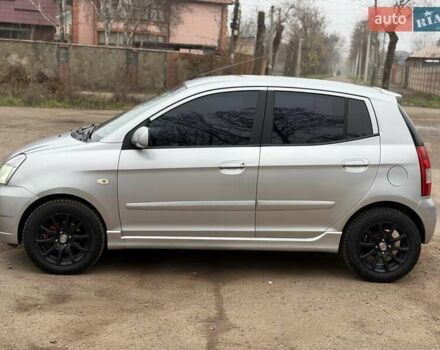 Серый Киа Пиканто, объемом двигателя 1.1 л и пробегом 145 тыс. км за 4950 $, фото 3 на Automoto.ua