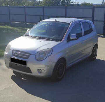 Серый Киа Пиканто, объемом двигателя 1.09 л и пробегом 111 тыс. км за 8200 $, фото 1 на Automoto.ua