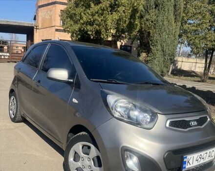 Серый Киа Пиканто, объемом двигателя 1.25 л и пробегом 165 тыс. км за 5400 $, фото 1 на Automoto.ua