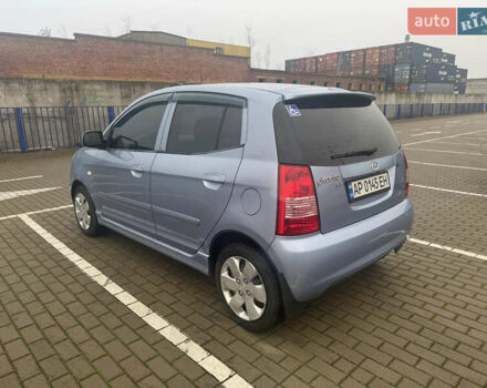 Синий Киа Пиканто, объемом двигателя 1.1 л и пробегом 126 тыс. км за 4900 $, фото 3 на Automoto.ua