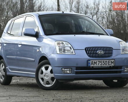 Синий Киа Пиканто, объемом двигателя 1.09 л и пробегом 135 тыс. км за 4999 $, фото 1 на Automoto.ua