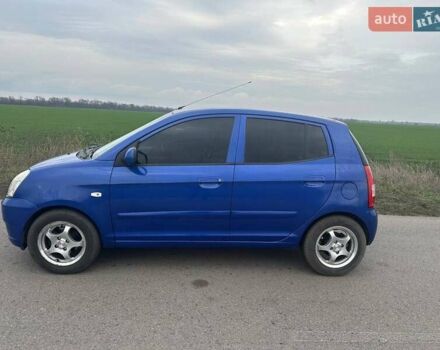 Синий Киа Пиканто, объемом двигателя 1.1 л и пробегом 156 тыс. км за 4800 $, фото 1 на Automoto.ua