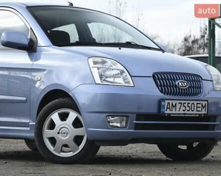 Синий Киа Пиканто, объемом двигателя 1.09 л и пробегом 135 тыс. км за 5200 $, фото 2 на Automoto.ua