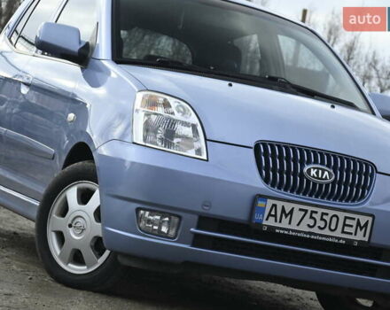 Синий Киа Пиканто, объемом двигателя 1.09 л и пробегом 135 тыс. км за 5200 $, фото 3 на Automoto.ua