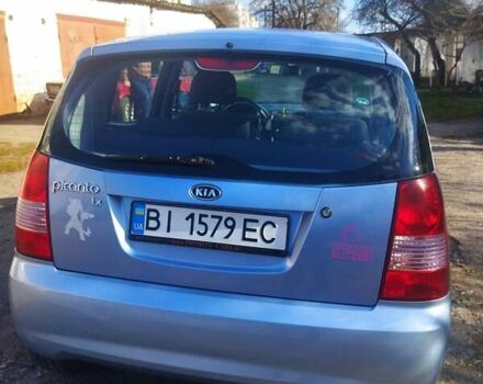 Синий Киа Пиканто, объемом двигателя 1.1 л и пробегом 148 тыс. км за 4100 $, фото 1 на Automoto.ua