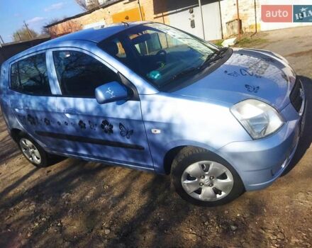 Синий Киа Пиканто, объемом двигателя 1.1 л и пробегом 148 тыс. км за 4100 $, фото 2 на Automoto.ua