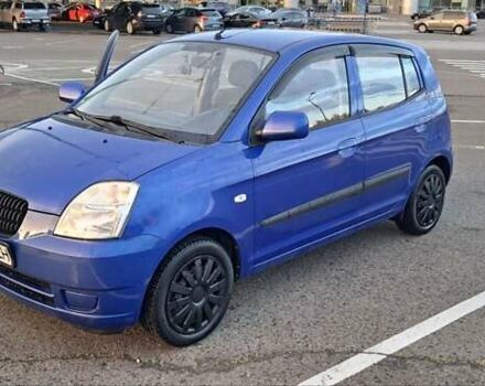 Синий Киа Пиканто, объемом двигателя 1 л и пробегом 104 тыс. км за 3750 $, фото 1 на Automoto.ua