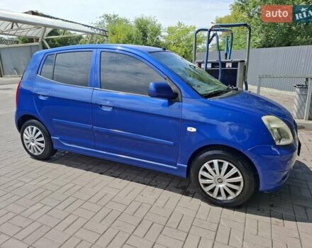 Синий Киа Пиканто, объемом двигателя 1.09 л и пробегом 119 тыс. км за 5500 $, фото 1 на Automoto.ua