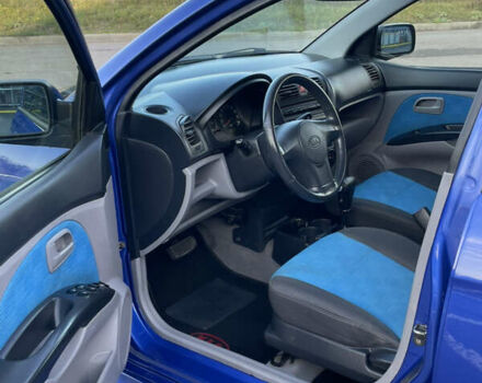 Синий Киа Пиканто, объемом двигателя 1.09 л и пробегом 190 тыс. км за 4800 $, фото 6 на Automoto.ua