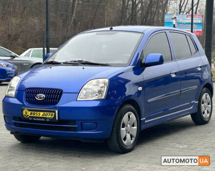 Синий Киа Пиканто, объемом двигателя 1.1 л и пробегом 246 тыс. км за 5400 $, фото 2 на Automoto.ua