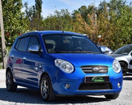 Синий Киа Пиканто, объемом двигателя 1.1 л и пробегом 110 тыс. км за 5650 $, фото 1 на Automoto.ua