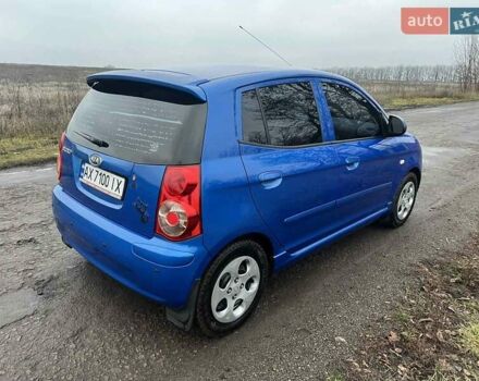 Синий Киа Пиканто, объемом двигателя 1.1 л и пробегом 150 тыс. км за 5800 $, фото 2 на Automoto.ua