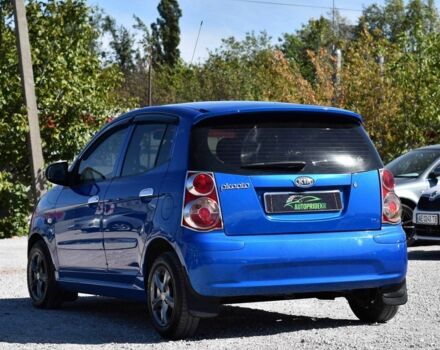 Синий Киа Пиканто, объемом двигателя 1.1 л и пробегом 110 тыс. км за 5650 $, фото 4 на Automoto.ua