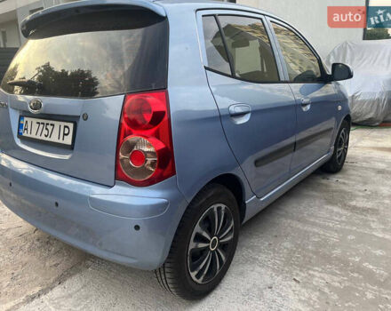 Синий Киа Пиканто, объемом двигателя 1.1 л и пробегом 80 тыс. км за 7250 $, фото 3 на Automoto.ua