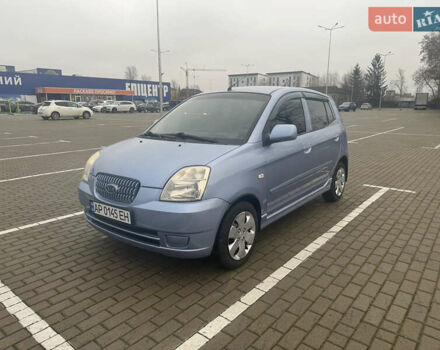 Синий Киа Пиканто, объемом двигателя 1.1 л и пробегом 126 тыс. км за 4900 $, фото 1 на Automoto.ua