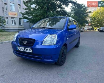 Синий Киа Пиканто, объемом двигателя 1 л и пробегом 106 тыс. км за 3600 $, фото 1 на Automoto.ua