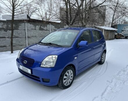 Синий Киа Пиканто, объемом двигателя 1.1 л и пробегом 190 тыс. км за 4700 $, фото 1 на Automoto.ua