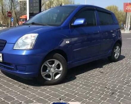 Синий Киа Пиканто, объемом двигателя 1.1 л и пробегом 166 тыс. км за 4600 $, фото 1 на Automoto.ua