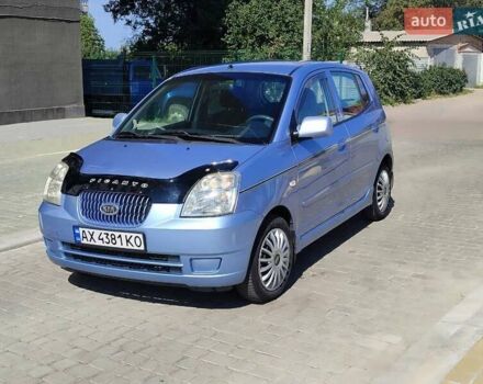 Синий Киа Пиканто, объемом двигателя 1.1 л и пробегом 176 тыс. км за 4700 $, фото 1 на Automoto.ua
