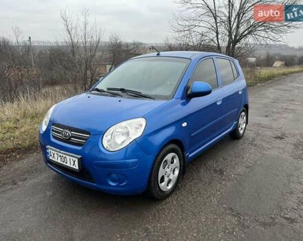 Синий Киа Пиканто, объемом двигателя 1.1 л и пробегом 150 тыс. км за 5800 $, фото 1 на Automoto.ua
