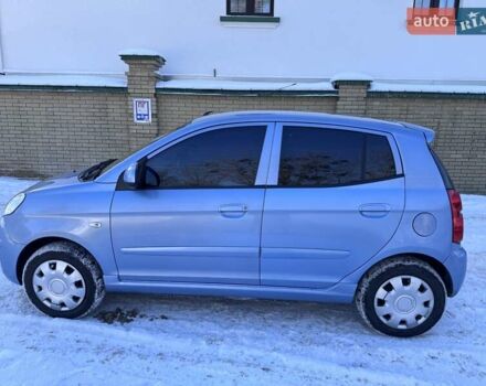 Синий Киа Пиканто, объемом двигателя 1.1 л и пробегом 105 тыс. км за 5200 $, фото 1 на Automoto.ua