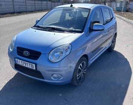 Синий Киа Пиканто, объемом двигателя 1.1 л и пробегом 82 тыс. км за 6200 $, фото 1 на Automoto.ua