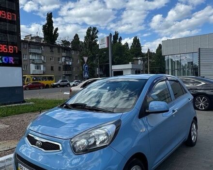 Синий Киа Пиканто, объемом двигателя 1.25 л и пробегом 85 тыс. км за 9500 $, фото 1 на Automoto.ua