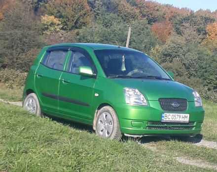 Зеленый Киа Пиканто, объемом двигателя 1 л и пробегом 210 тыс. км за 2900 $, фото 1 на Automoto.ua